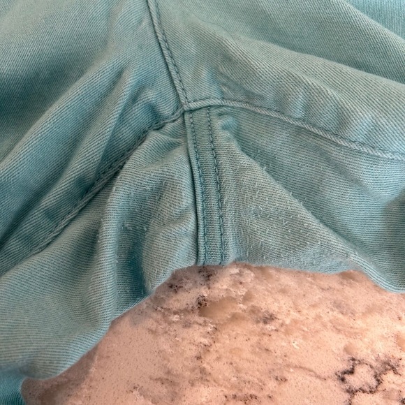 Charter Club Pants- size 16-turquoise stretch,‎ skinny ankle, summer spring - Picture 6 of 6